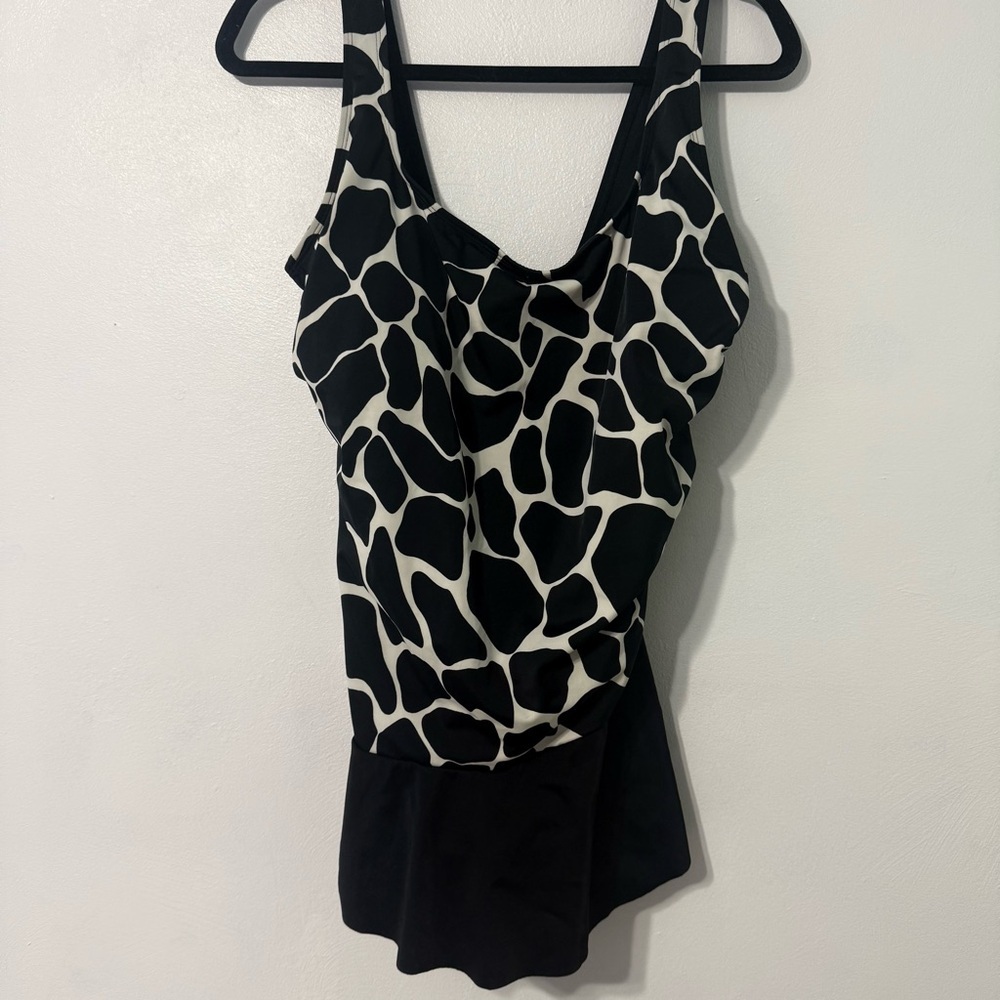 Longitude Black swim suit bathing suit